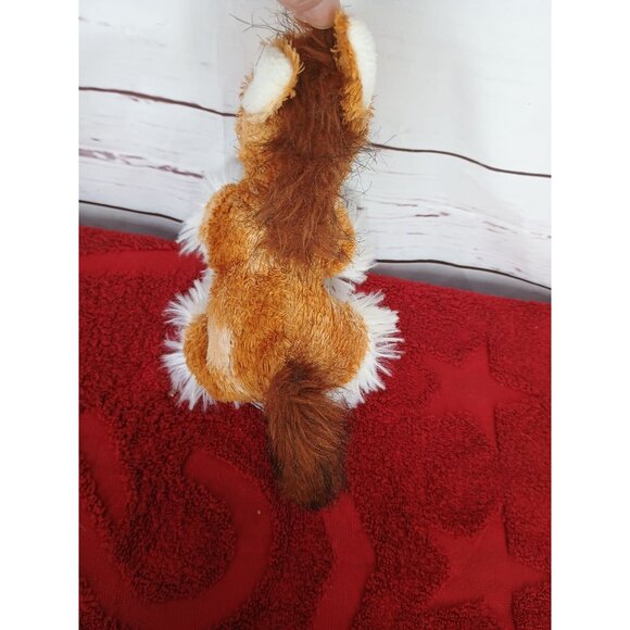 Aurora Cylsdale Plush Brown & White Horse Stuffed Animal Toy 8" Tall Soft Fluffy - Picture 2 of 5